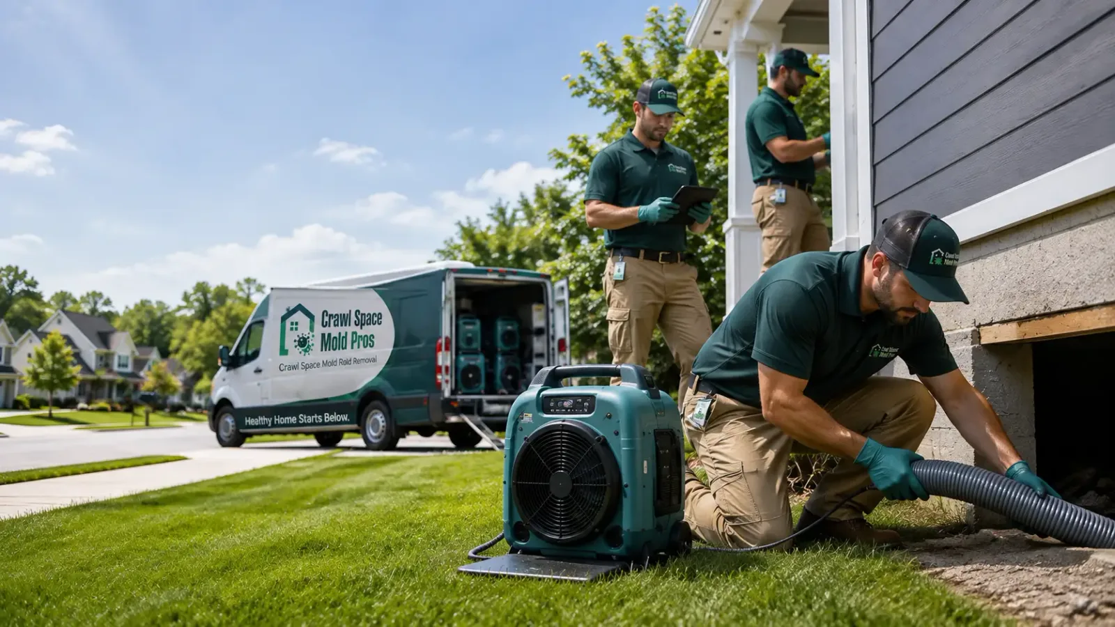 Crawl Space Mold Removal in Eustis, NE